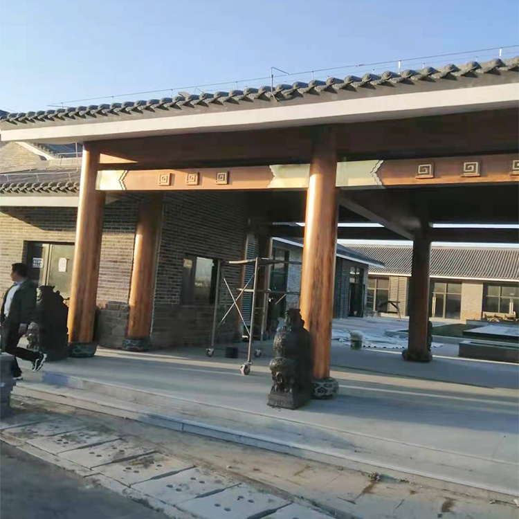文昌市水性环保木纹漆，凉亭花架木纹漆，仿木纹漆厂家批发厂家案例